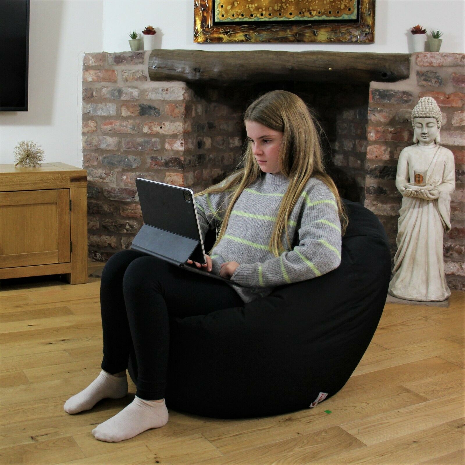 Large Round Beanbag Chair