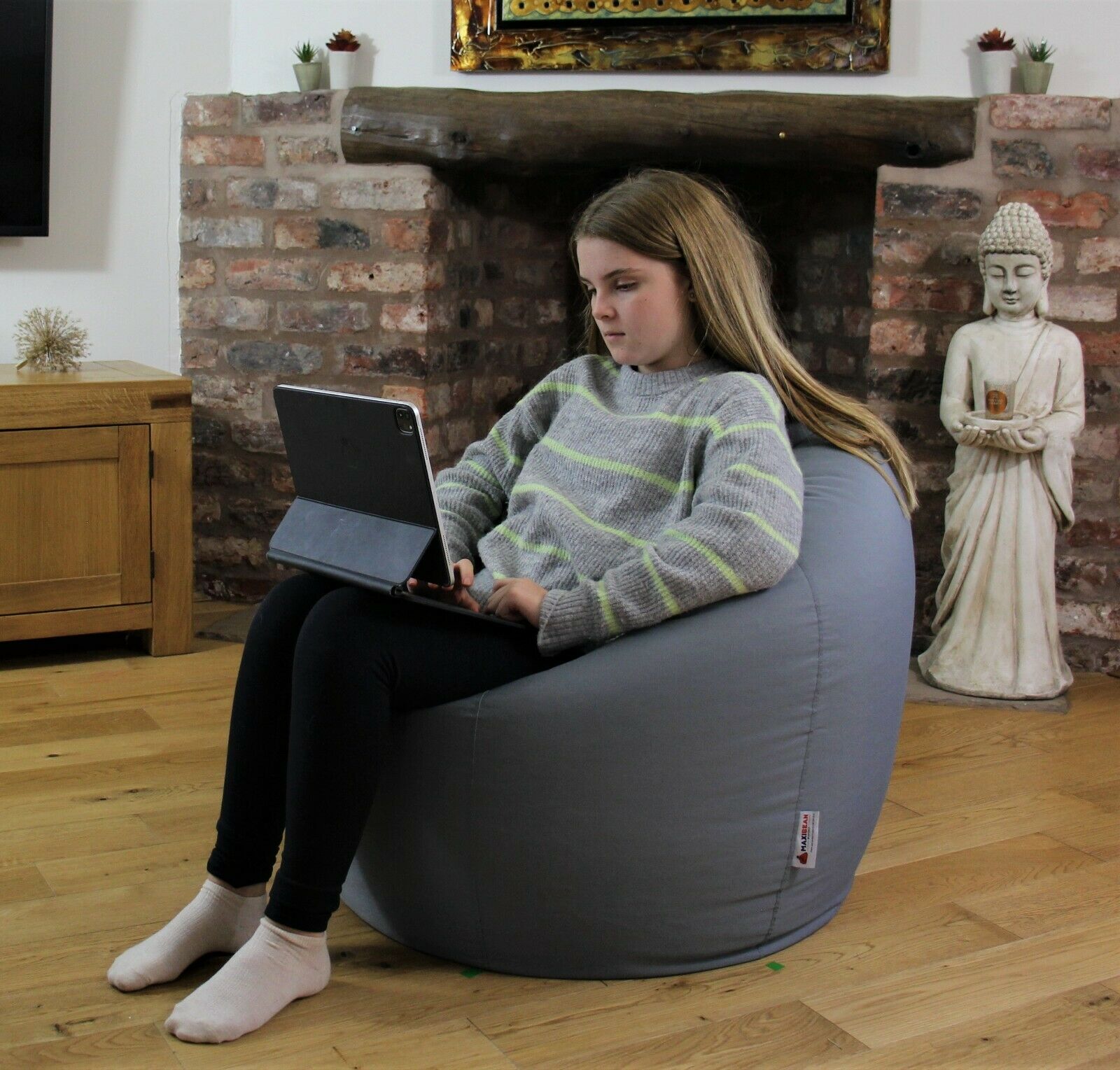 Large Round Beanbag Chair