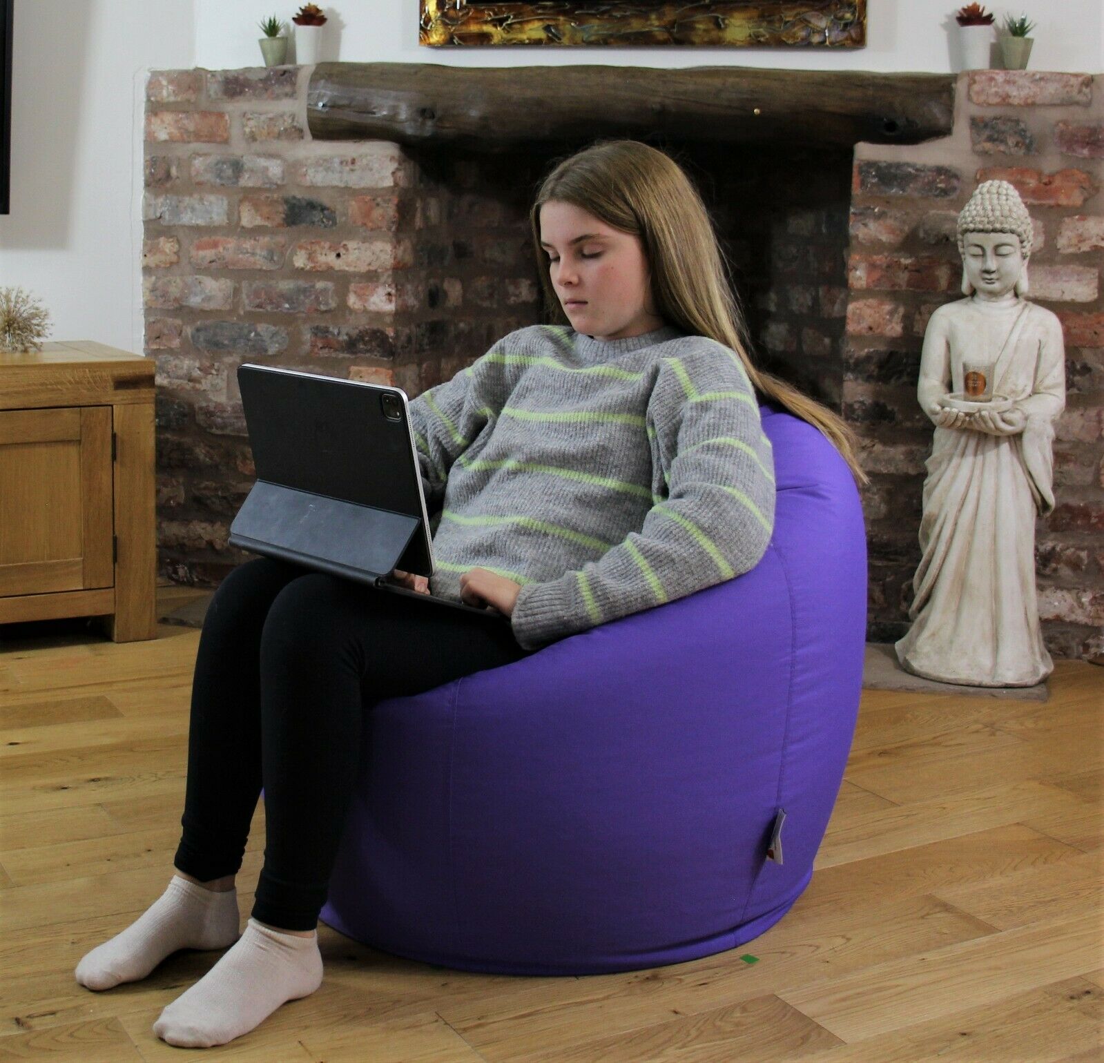 Large Round Beanbag Chair