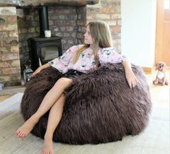 Faux Fur Beanbag Chair