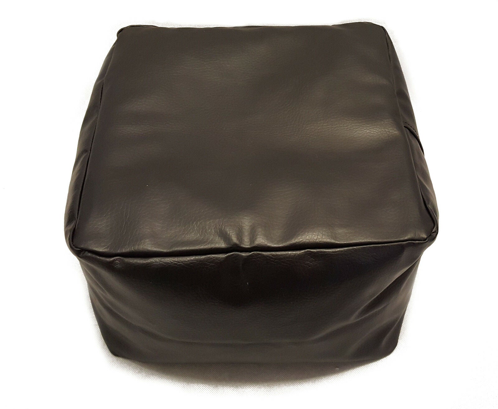 Faux Leather Beanbag Footstool