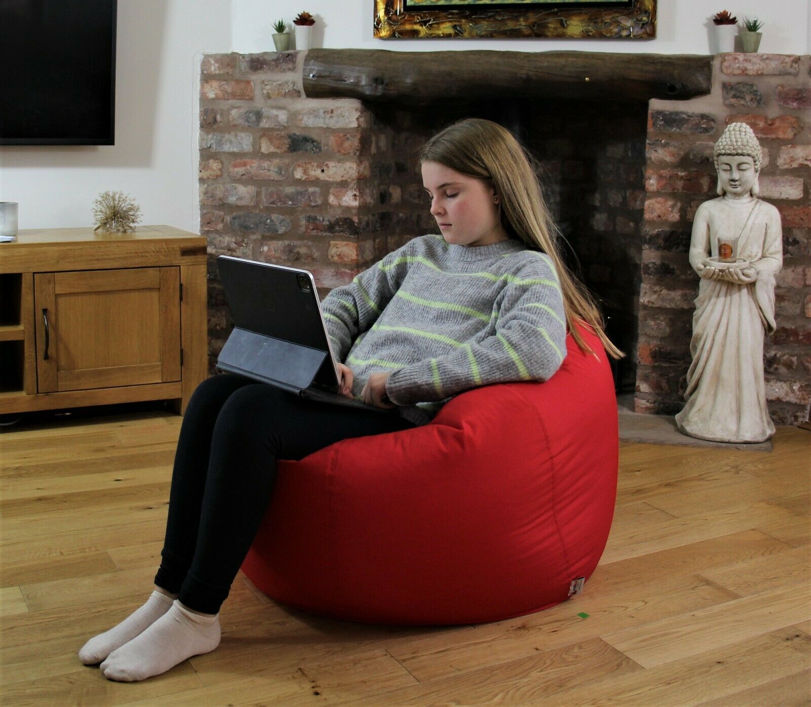 Large Round Beanbag Chair