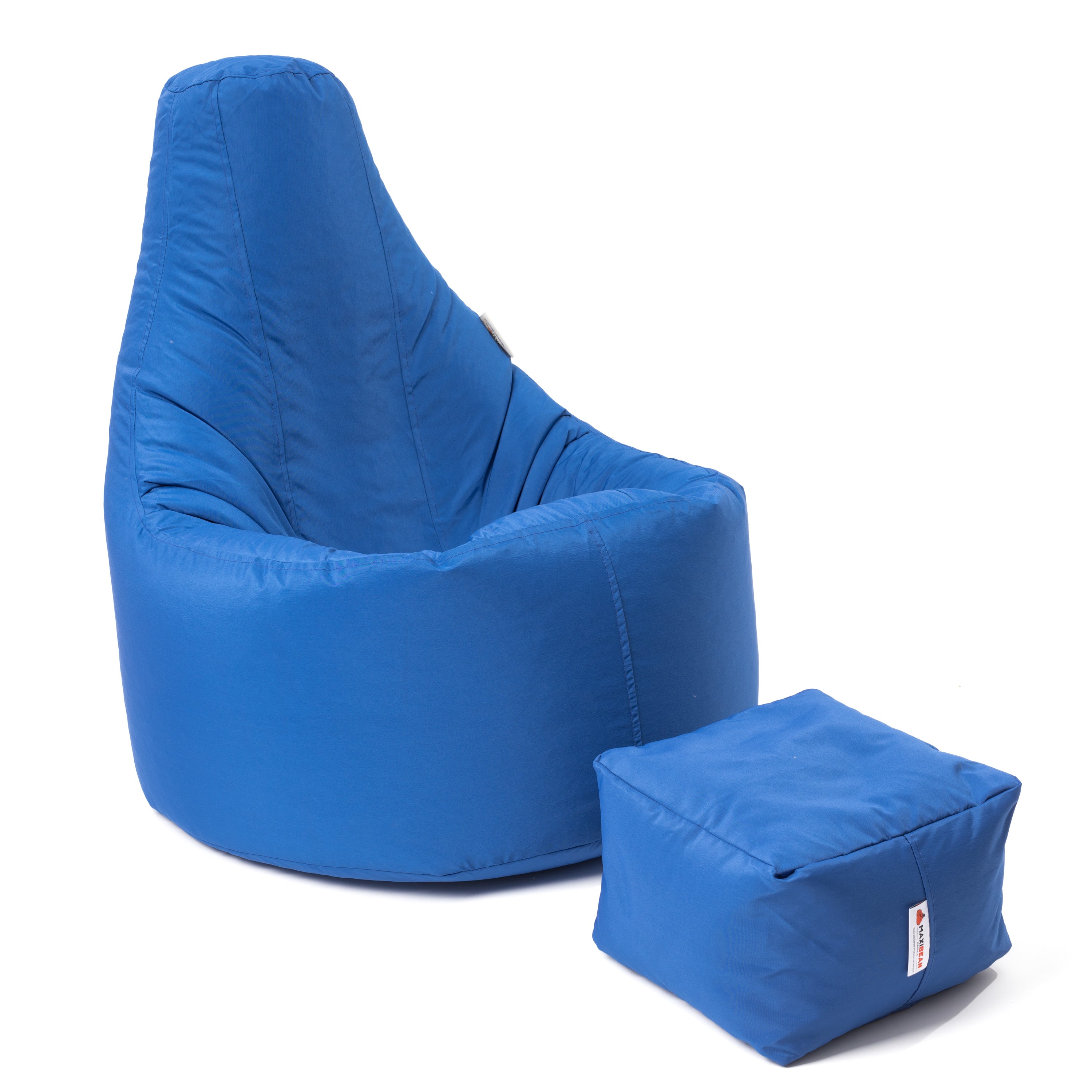 Large Beanbag Chair with Footstool – Maxibean