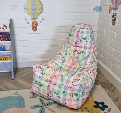 Kids Bean Bag Chair Printed Gaming Indoor & Outdoor