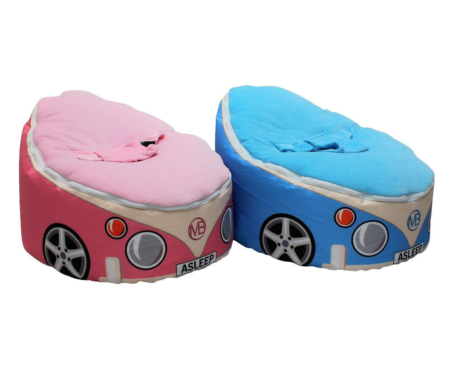 Baby Bean Bag with Adjustable Harness - Car Design