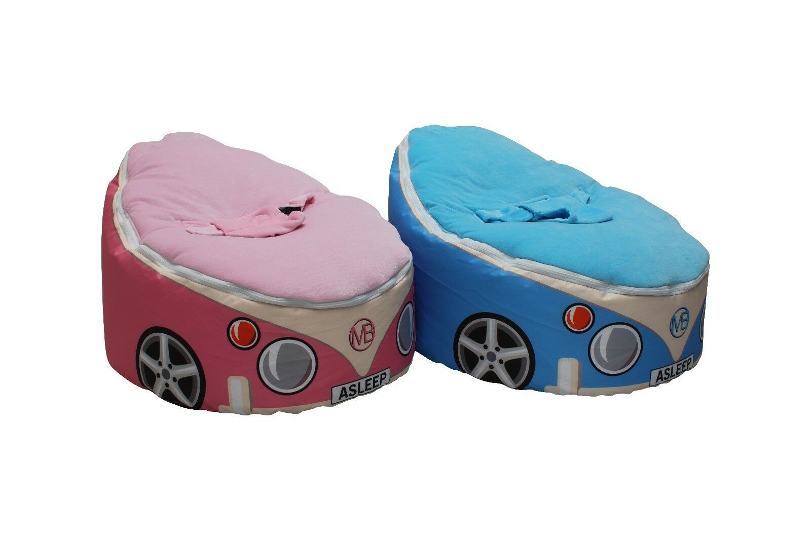 Baby Bean Bag with Adjustable Harness - Car Design